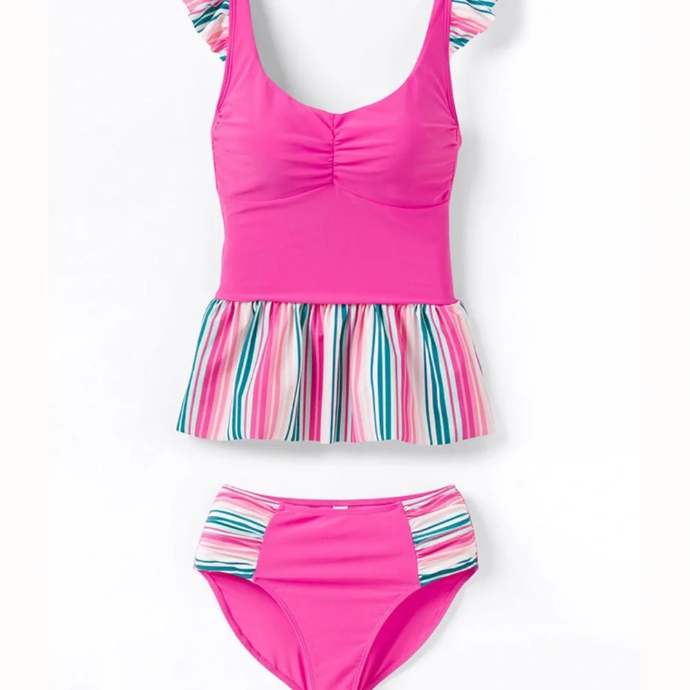 NWT Matilda Jane Sunrise Swim set ruffle top and bottoms - Picture 7 of 10